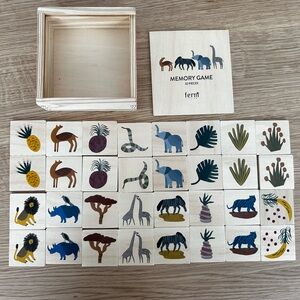Ferm Living Memory Game with Animal Illustrations